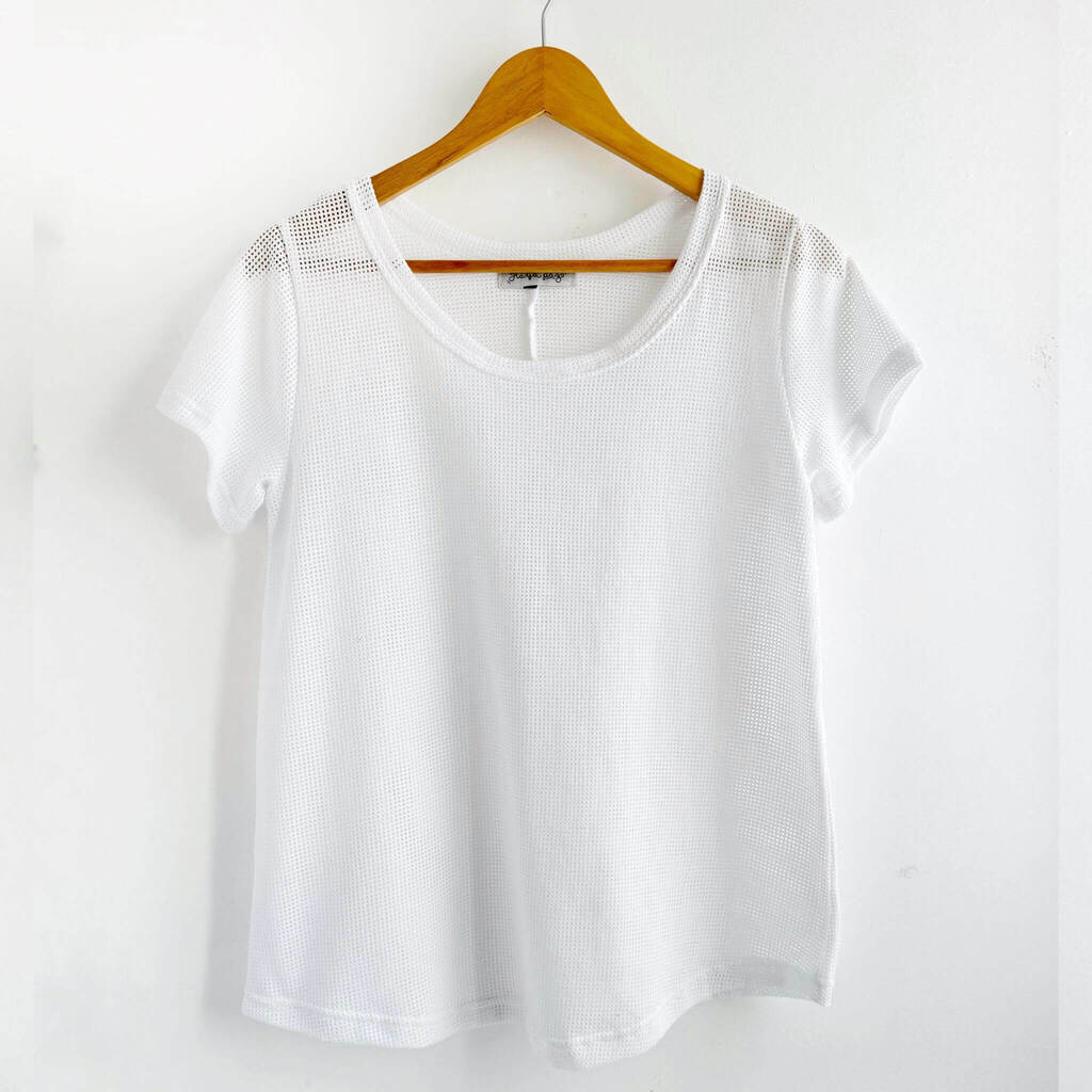 Remera de red blanca cheap