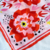 Pañuelo Flores rojas/Mediano - tienda online