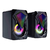 Parlantes Pc Gamer Usb Targa Diamondx 8w Led Stereo