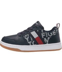 Tênis Sneaker Tommy Hilfiger Azul Marinho - Tamanho 4 Usa - 33/34 Brasil - comprar online