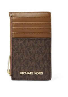 Porta Cartão Michael Kors Logo Marrom