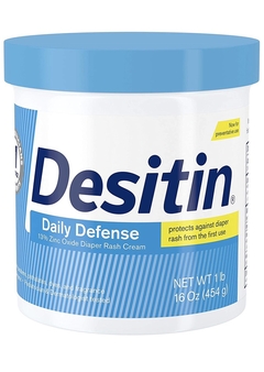 Pomada Desitin Daily Defense Creamy Pote 454g (Azul)