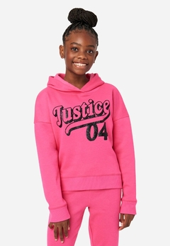 Moletom Justice Rosa Pink - J7083 - Tamanho 10 anos