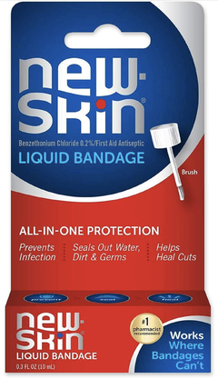 Band Aid Liquido New Skin 10ml Prova Água Cicatrizante