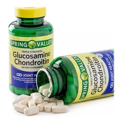 Glucosamina Condroitina 1500mg Spring Valley Tripla Força - 40 Tabletes - comprar online