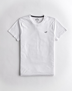 Camiseta Hollister Branca - Masculina - Tamanho M