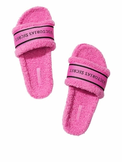 Pantufa Victoria's Secret Soft Sherpa - Pink - M - 36/37 Brasil