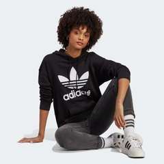 Molem Capuz Adidas Adicolor Trefoil Preto - Tamanho P - comprar online