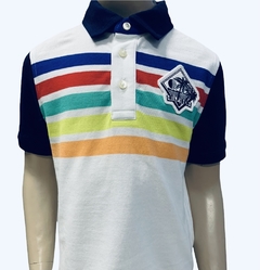 Camiseta Polo Tommy Hilfiger Multicolor- TH705 - Tamanho 2 - 3 anos - comprar online