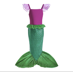 Fantasia Infantil Little Mermaid Premium - Tamanho 3- 4 anos na internet