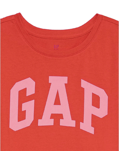 Camiseta Gap Red Orange - GAP5557 - Tamanho 8 anos - comprar online