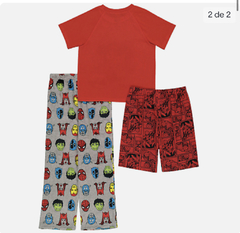 Kit 3 peças pijama Infantil Marvel Comics - Tamanho 10 anos - comprar online