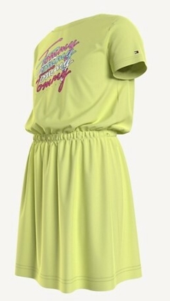 Vestido Tommy Hilfiger Neon - TH2930 - Tamanho 4 - 5 anos - comprar online