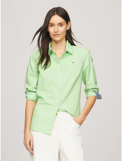 Camisa Tommy Hilfiger Feminina Verde TH3130 Tamanho P