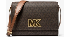 Bolso messenger Mimi mediano con logotipo Michael Kors de color Marrón | Lyst - comprar online