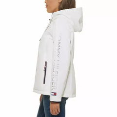 Jaqueta Tommy Hilfiger Feminina com Capuz Parka - Branca - TH877 - Tamanho GG - comprar online