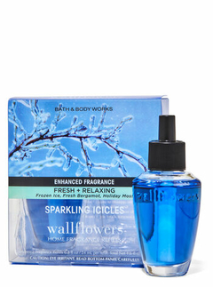 Kit Refis para Plug Difusor Elétrico/Wallflowers Fragrance Refil Bath &Body Sparkling Icicles Fresh+ Relaxing