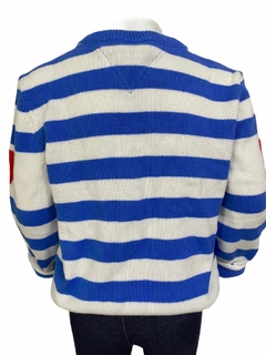 Sweater Tommy Hilfiger Listrado - TH545 - Tamanho 6 - 7 anos - comprar online