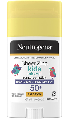 Protetor Solar Bastão Neutrogena Sheer Zinc Kids Mineral 50+