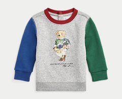 Moletom Ralph Lauren Teddy Bear - Menino - RL3702 - Tamanho 9 meses