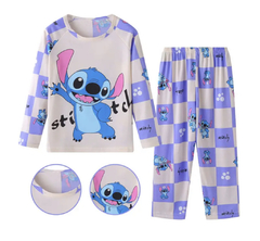 Pijama Infantil Stitch - Tamanho 3 - 4 anos