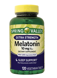 Melatonina 10mg Spring Valley - 120 Capsulas -