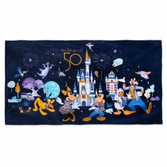 Toalha Mickey Mouse and Friends Beach Towel – Walt Disney World 50th Anniversary
