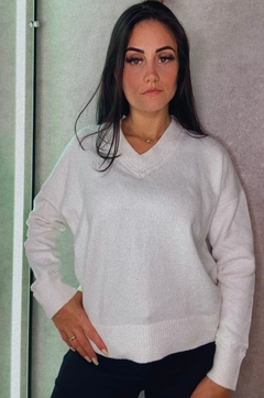 Sweater Feminino Tommy Hilfiger Branco - TH6531 - Tamanho P