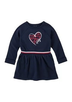 Vestido Infantil Tommy Hilfiger Moletom - TH3006 - Tamanho 6X