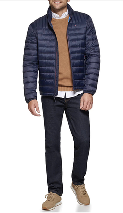 Jaqueta Puffer Tommy Hilfiger Masculina - TH2239 - Tamanho G - comprar online