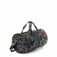 Justice Girls Weekender Duffel Handbag Black Sparkle na internet