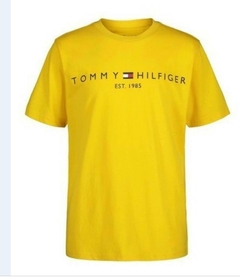 Camiseta Tommy Hilfiger Amarelo - TH6542 - Tamanho 4 anos
