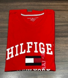 Camiseta Masculina Hilfiger New York vermelho - TH8812 - Tamanho M - comprar online