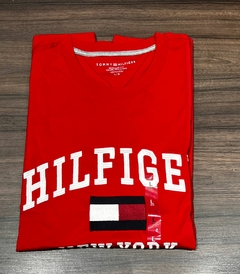 Camiseta Masculina Hilfiger New York vermelho - TH8812 - Tamanho G - comprar online