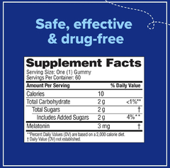 Melatonina Zarbee´s 3 mg - 60 gummies - comprar online