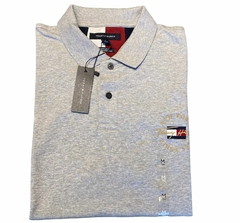 Camiseta Gola Polo Tommy Hilfiger Cinza - Tamanho GG - comprar online