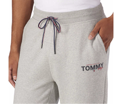 Calça Moletom Masculina Tommy Hilfiger Cinza - TH7200 - Tamanho GG - Mimos de Orlando