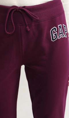 Calça Jogger Gap Moletom Vinho Logo - GAP1029 - Tamanho M - Mimos de Orlando