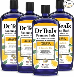 Banho de espuma Dr Teal com sal Epsom puro, erva-cidreira prebiótica e óleos essenciais, 34 fl oz - comprar online