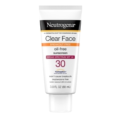 Neutrogena Clear Face Oil Free Lotion Sunscreen - Fator 30