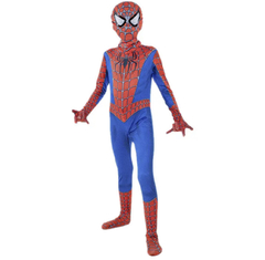 Fantasia Homem Aranha Infantil Super Heróis Azul - Clássico - 140 cm - comprar online