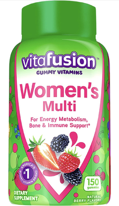 Womens Vitafusion Multivitaminico Feminino 150 Gummies na internet