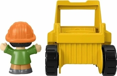 Little People Mini Boneco + Veículo Escavadeira Fisher Price - loja online
