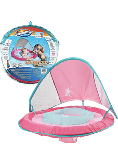 Imagem do Boia Com Capota Proteção Swimways Pink Mermaid