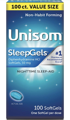 Unisom Sleepgels 100 Count Sleep Aid Importado Usa