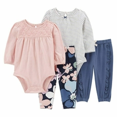 Conjunto 4 peças Carters - 1P932010 - Tamanho 9 meses