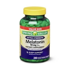 Melatonina 10mg Spring Valley Extra Forte - 240 cápsulas