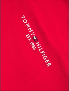 Camiseta Gola Polo Tommy Hilfiger Manga Longa Vermelha - TH4545 - Tamanho 4 anos na internet