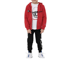 Conjunto Moletom Champion 3 peças Vermelho - Tamanho 2 anos - comprar online