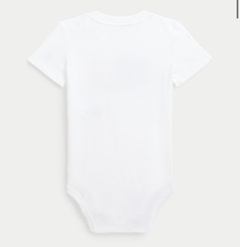 Body Ralph Lauren Cotton Color Branco - Menino - RL4182 - Tamanho 9 meses - comprar online